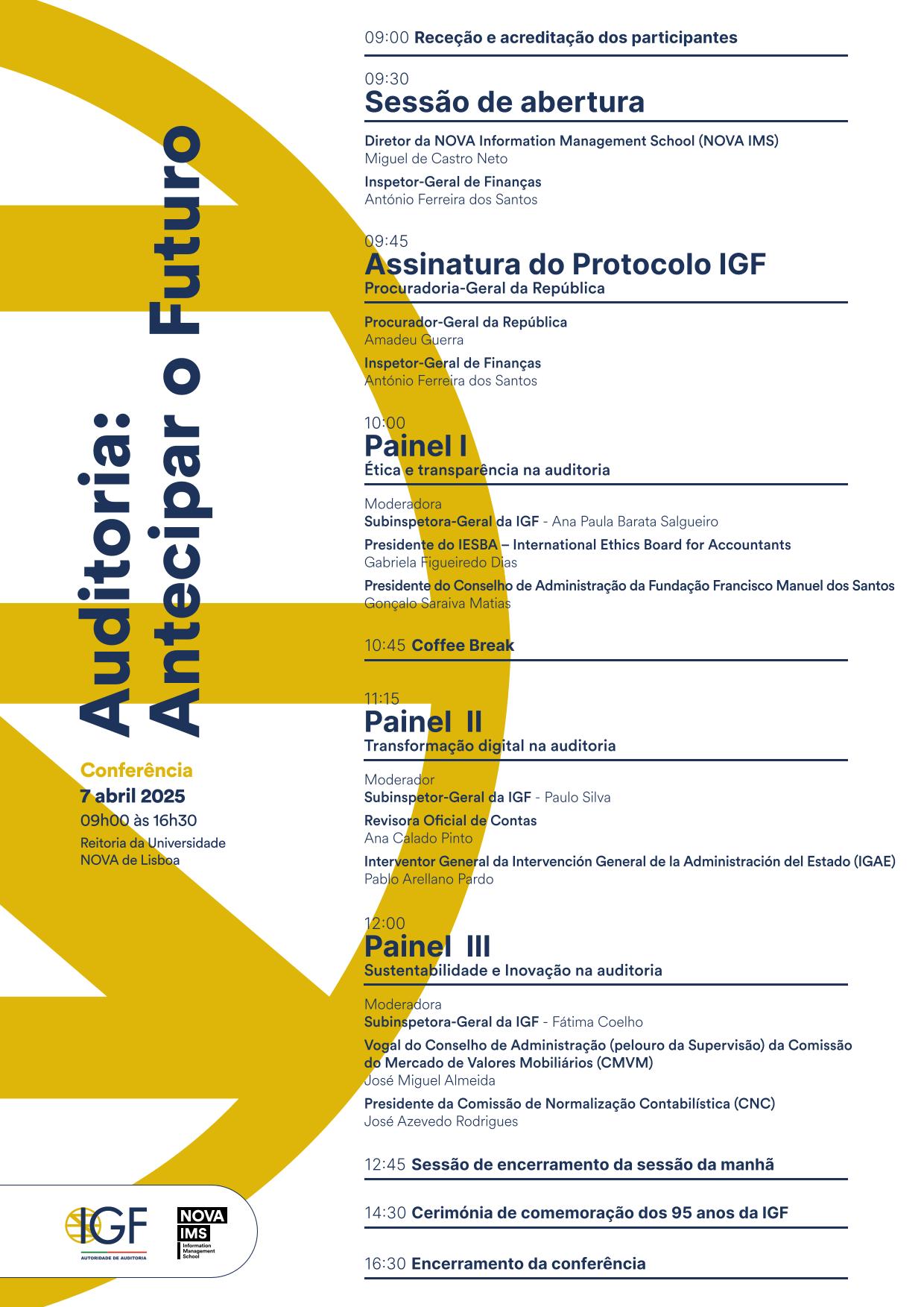 Imagem do Programa da Conferência da IGF