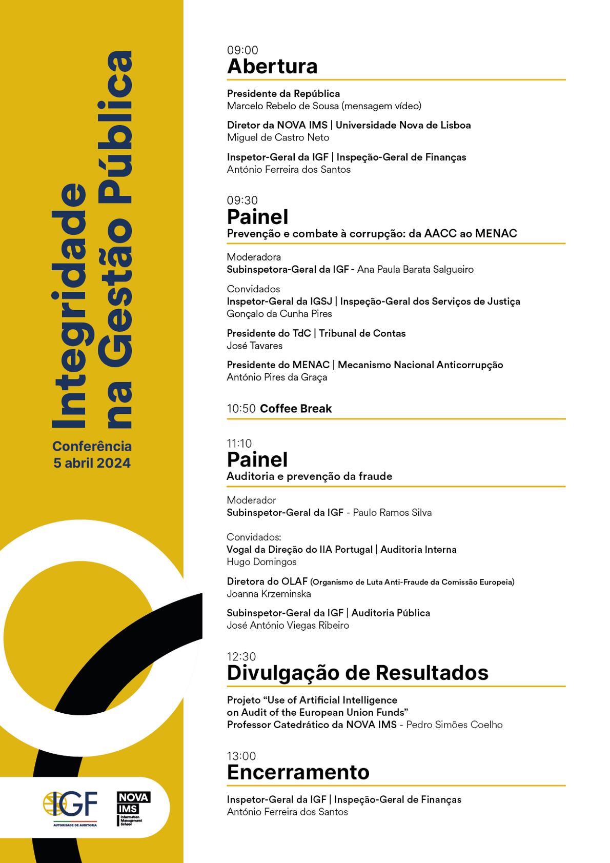 Programa da Conferência